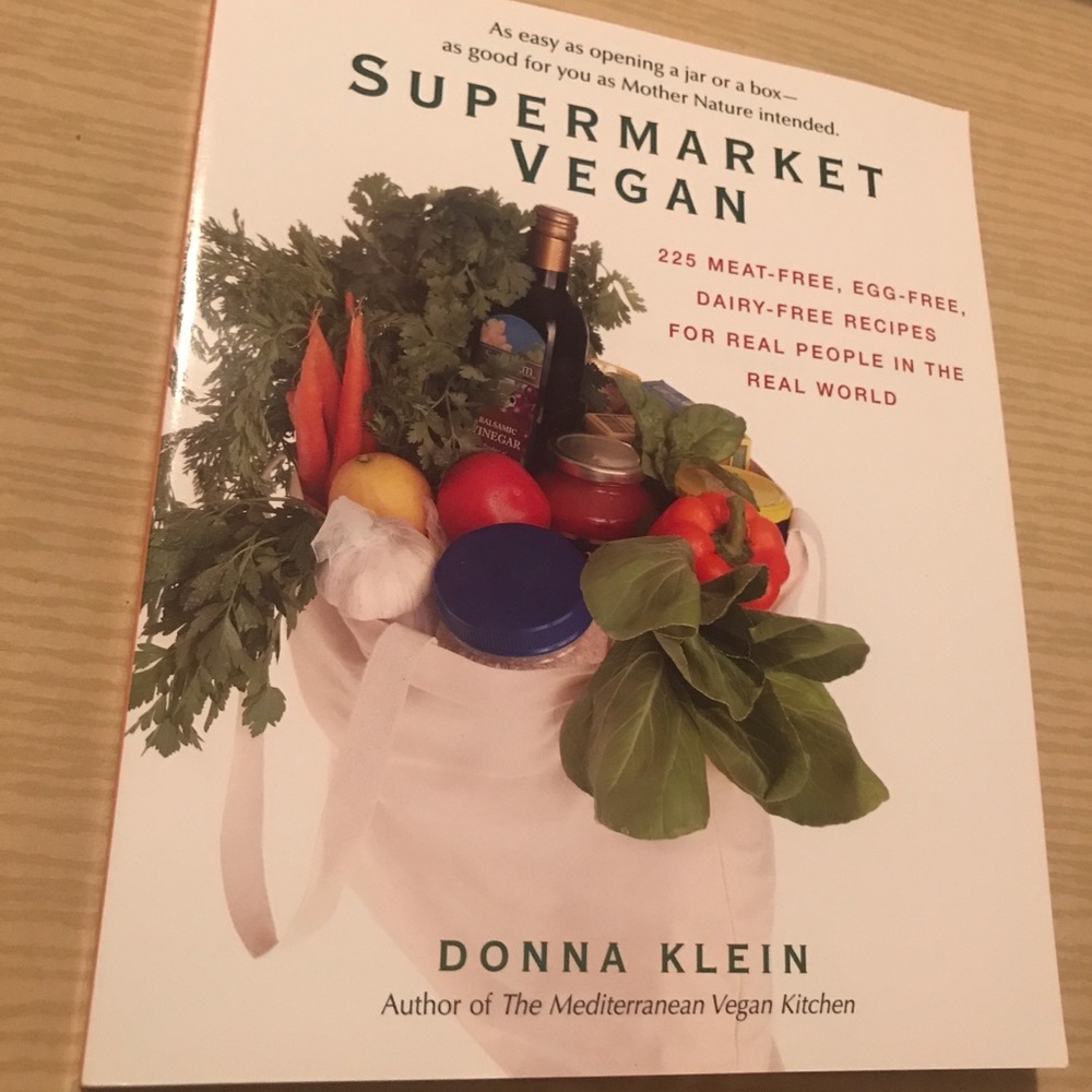 Supermarket Vegan Paperback Book by Donna Klein